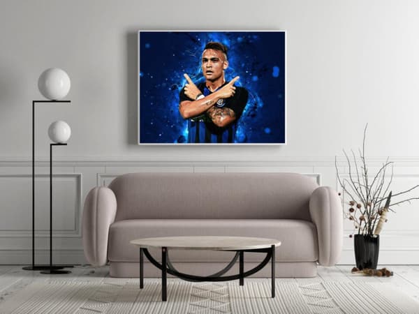Lautaro Martinez Abstrakt Poster (30×40 CM)
