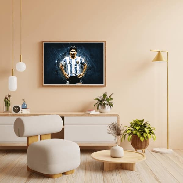 Affisch Diego Maradona Argentina (30×40 CM)