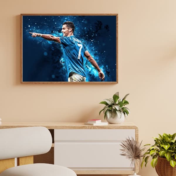 Cristiano Ronaldo Soccer Ronaldo Affisch (30×40 CM)