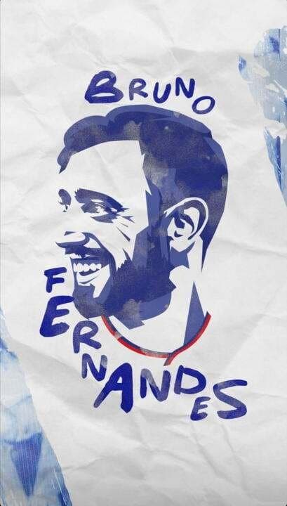 Bruno Fernandes Affisch (30×40 CM)