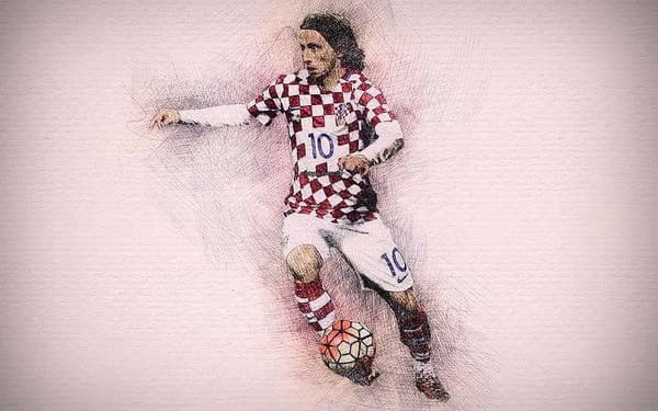 Luka Modric Affisch (30×40 CM)