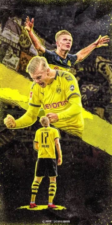 Erling Haaland Affisch  (30×40 CM)