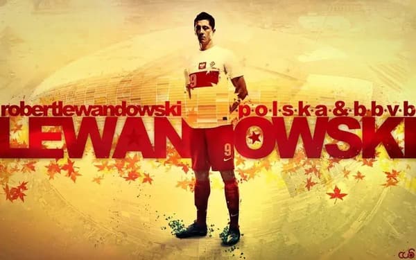 Robert Lewandowski Affisch  (30×40 CM)
