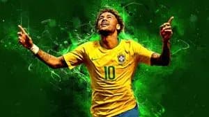 Neymar Affisch (30×40 CM)