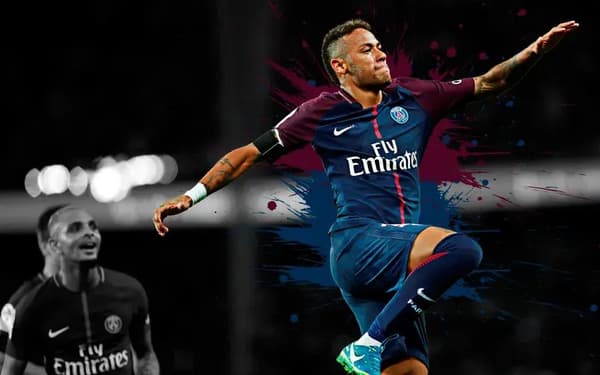 Neymar Affisch (30×40 CM)