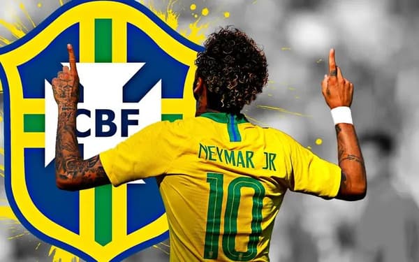 Neymar Affisch (30×40 CM)