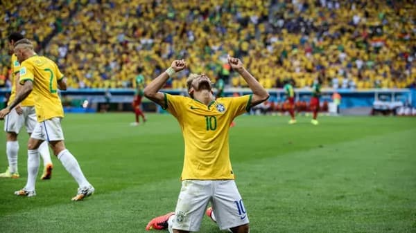 Neymar Jr Fotboll Poster (30×40 CM)