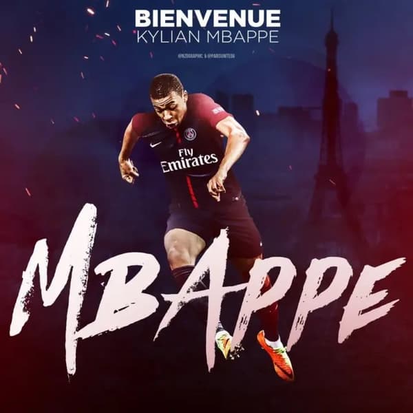 Kylian Mbappe Poster (30×40 CM)