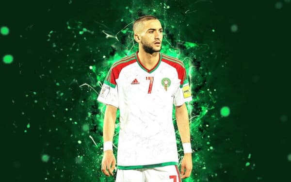 Hakim Ziyech Morocco Poster (30×40 CM)