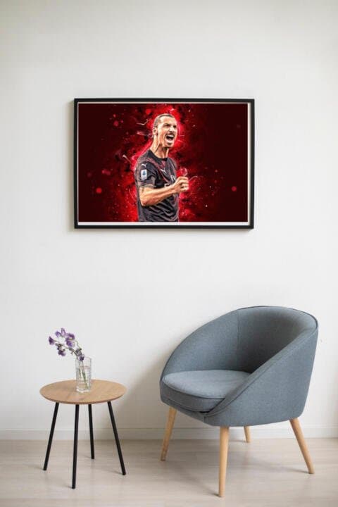 Zlatan Ibrahimović Affisch för Väggar  (30×40 CM)
