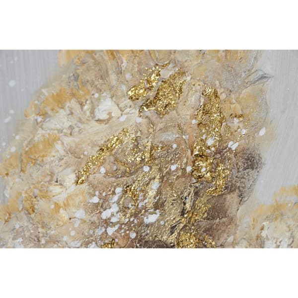 Maleri Home ESPRIT Gyllen Læret Tre MDF Tre Tradisjonell 30 x 3 x 90 cm (2 enheter)