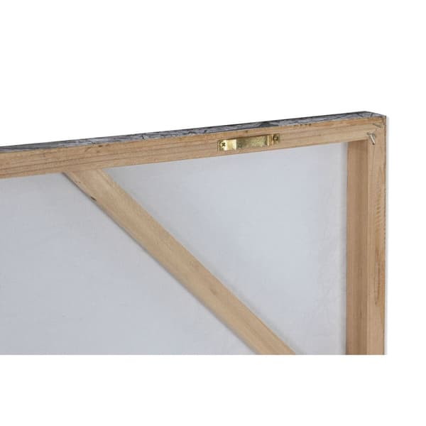 Maleri Home ESPRIT Hvid Gylden Skinne London Loft 150 x 3 x 100 cm (2 enheder)