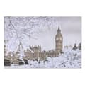 Miniatyrbillede 1 af 4: Maleri Home ESPRIT Hvid Gylden Skinne London Loft 150 x 3 x 100 cm (2 enheder)