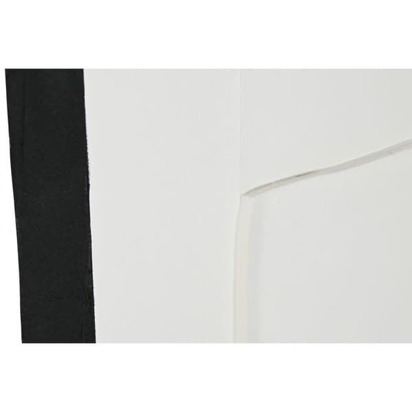 Maleri Home ESPRIT Hvit Svart Abstrakt Moderne 82 x 3,8 x 102 cm (2 enheter)