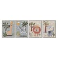 Miniatyrbillede 1 af 4: Maleri Home ESPRIT Børns dyr 30 x 3 x 40 cm (4 enheder)