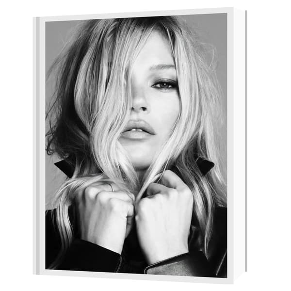 Kate Moss Poster Svart/Vit
