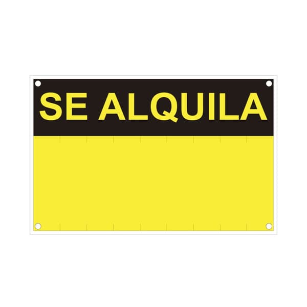 Kyltti Normaluz Se alquila PVC 45 x 70 cm
