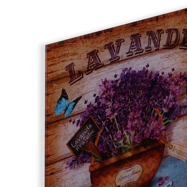 Tavla Versa Lavendel Glas 1 x 30 x 30 cm