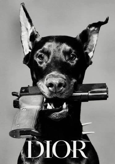 Dior Dog Poster 40×50 CM