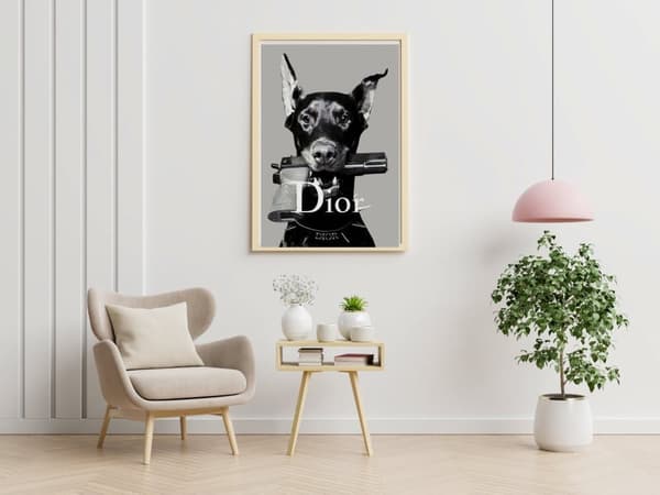 Dior Dog Poster