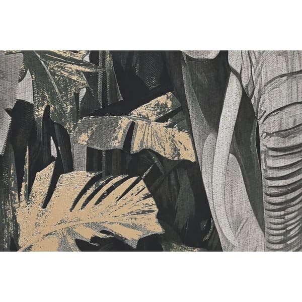 Maalaus Home ESPRIT Vihreä Harmaa Norsu Siirtomaatyylinen Kullattu 63 x 4,5 x 93 cm (2 osaa)