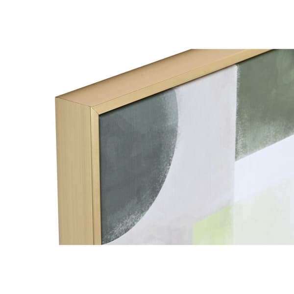 Maleri Home ESPRIT Abstrakt Urban 83 x 4 x 83 cm (2 enheter)