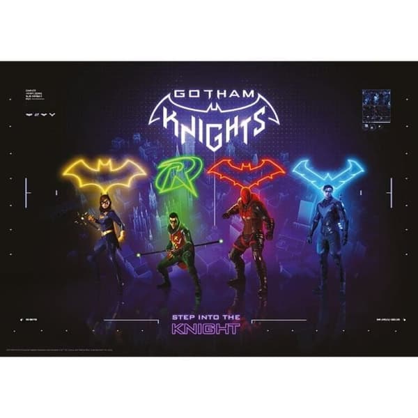 GOTHAM KNIGHTS - INTO THE KNIGHT - ART PRINT - LIMITED EDITION 'A3' FA
