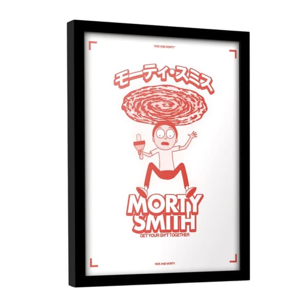 Rick And Morty Get Your Sh*t Together Framed Print