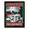 Miniatyrbilde 1 av 2: Rick And Morty Manga Zine Framed Print