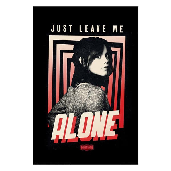 Beetlejuice Beetlejuice Just Leave Me Alone Maxi Poster Black/Red/White 91.5cm x 61cm