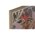 Miniatyrbilde 2 av 4: Maleri Home ESPRIT Rød Grønn Kolonial Gyllen Jungel 45 x 2,5 x 60 cm (2 enheter)
