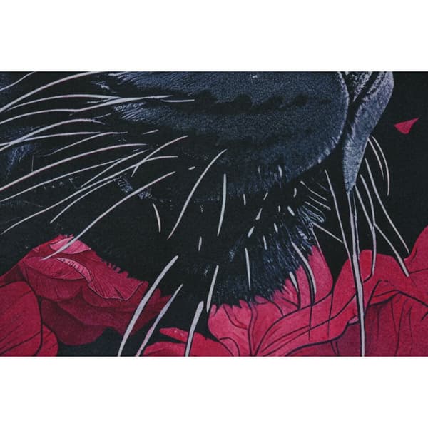Maleri Home ESPRIT Svart Rosa 83 x 4 x 123 cm (2 enheter)