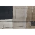 Miniatyrbilde 3 av 4: Maleri Home ESPRIT Svart Beige Abstrakt Urban 83 x 4 x 123 cm (2 enheter)