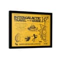 Miniatyrbilde 2 av 2: Rick And Morty Intergalactic Travel Guide Framed Poster