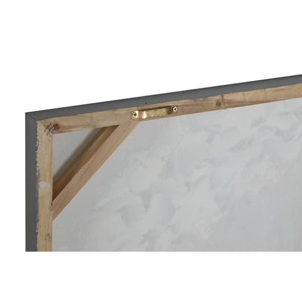 Maalaus Home ESPRIT Valkoinen Harmaa Kangas Puu MDF Romanttinen 80 x 3 x 80 cm (2 osaa)