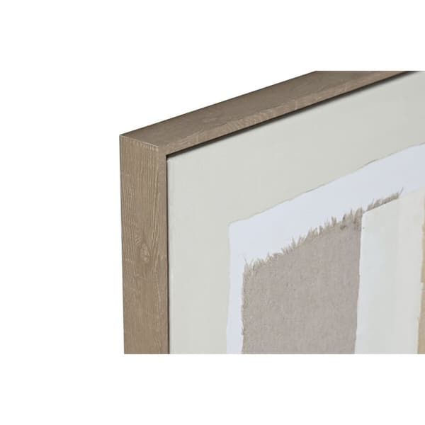Maalaus Home ESPRIT Ruskea Beige Abstrakti Kaupunki 82 x 3,8 x 102 cm (2 osaa)