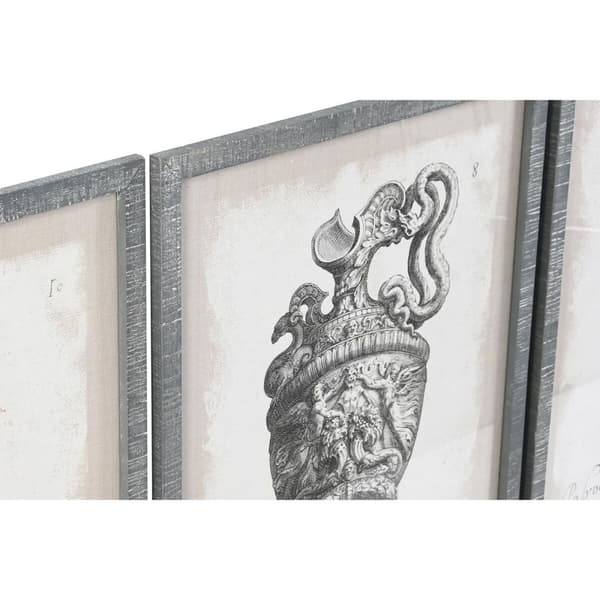 Tavla DKD Home Decor Vas 50 x 2 x 70 cm Neoklassisk (4 Delar)