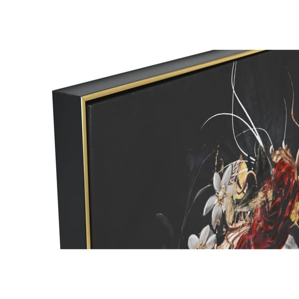 Tavla Home ESPRIT Svart Grön chica 80 x 3,5 x 120 cm (2 antal)