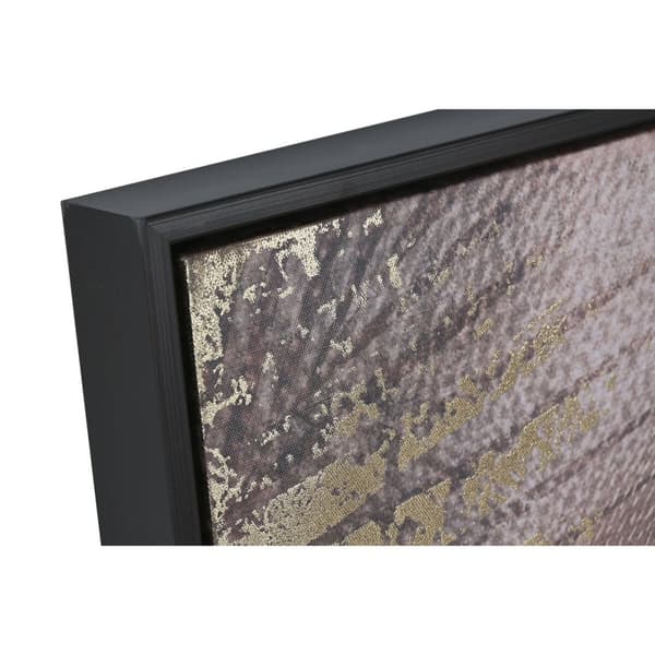 Tavla Home ESPRIT Svart Gyllene 83 x 4 x 123 cm (2 antal)
