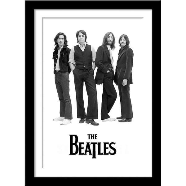 The Beatles Title 216 Maxi Poster White/Black 91cm x 61cm