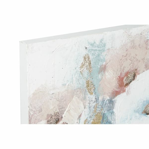 Maleri DKD Home Decor 120 x 3,5 x 80 cm Cvetlice Shabby Chic (3 Dele)