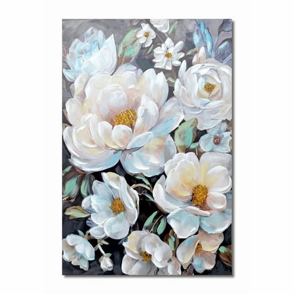 Maleri DKD Home Decor Cvetlice 80 x 3 x 120 cm Romantisk (2 enheder)