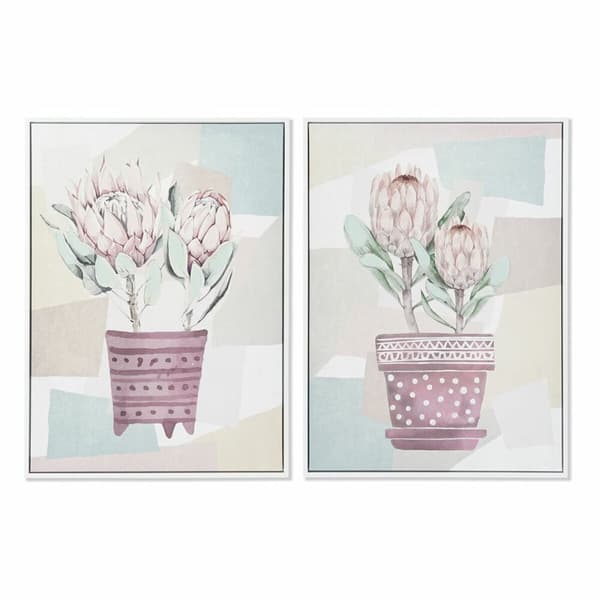 Maleri DKD Home Decor Skandinavisk 53 x 4,5 x 73 cm (2 enheder)