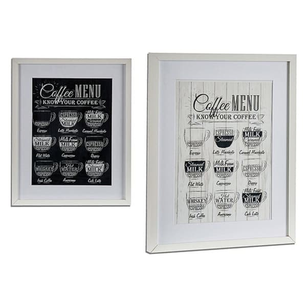 Maalaus Coffee Puu (3 x 53 x 43 cm) (43 x 3 x 53 cm)