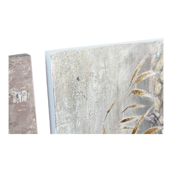 Maalaus DKD Home Decor CU-179192 100 x 3,8 x 100 cm Buddha Itämainen (2 osaa)
