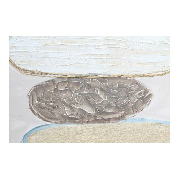 Maalaus DKD Home Decor Stones 60 x 3,8 x 120 cm Skandinaavinen (2 osaa)