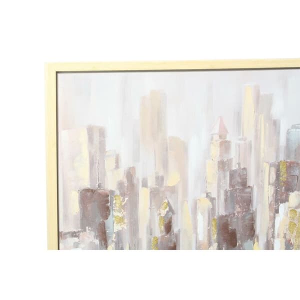 Maalaus DKD Home Decor Kaupunki 100 x 4 x 100 cm Loft (2 osaa)