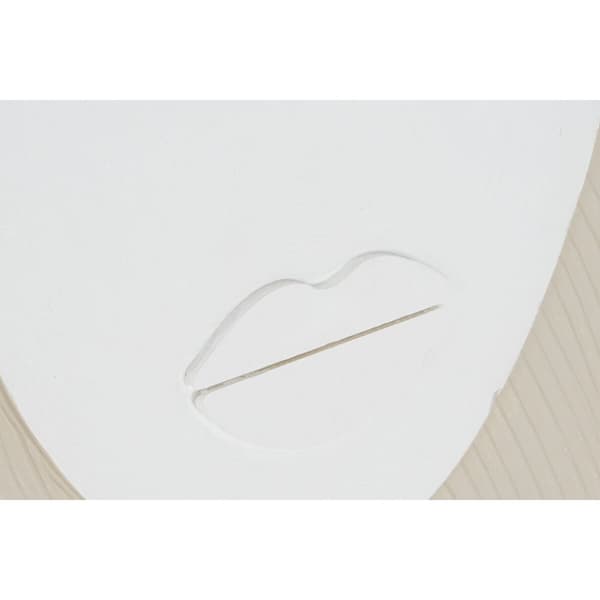 Maleri Home ESPRIT Hvid Beige Abstrakt Skandinavisk 40 x 3 x 50 cm (4 enheder)
