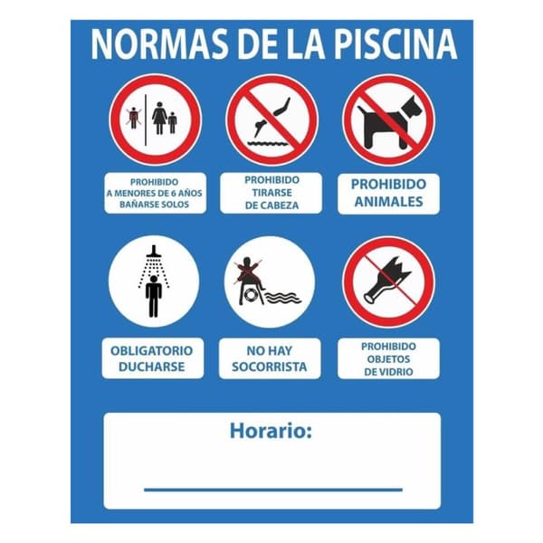 Kyltti Normaluz PVC 50 x 40 cm Altaalla