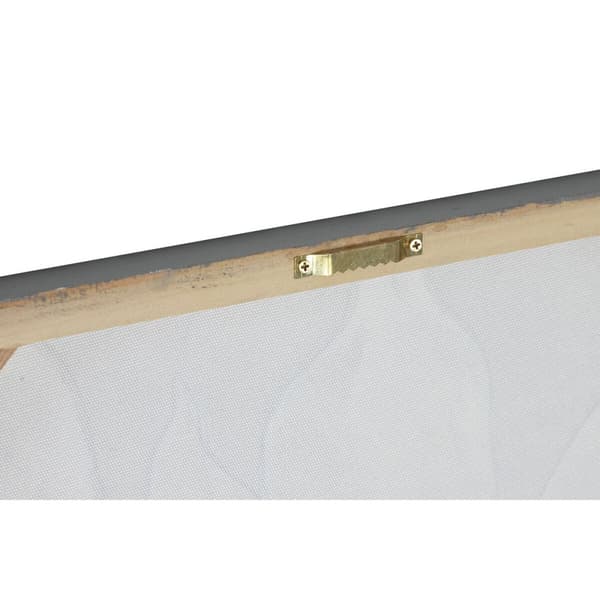 Maalaus Home ESPRIT Valkoinen Beige Kangas Puu MDF Kukka Romanttinen 50 x 2,5 x 50 cm (2 osaa)